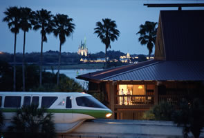 Monorail Line at Disney's Polynesian Resort