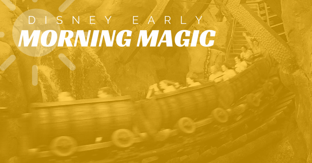 'Disney Early Morning Magic' Off to Neverland Travel Disney Vacations