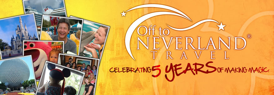 Off to Neverland Travel® Celebrates 5 Years!