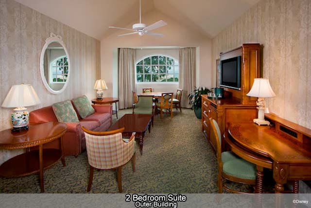 Disney's Grand Floridian Resort - 2 Bedroom Suite Outer Building
