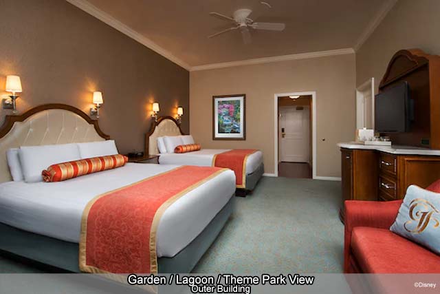 Disney's Grand Floridian Resort - Garden / Lagoon / Theme Park View Outer Building