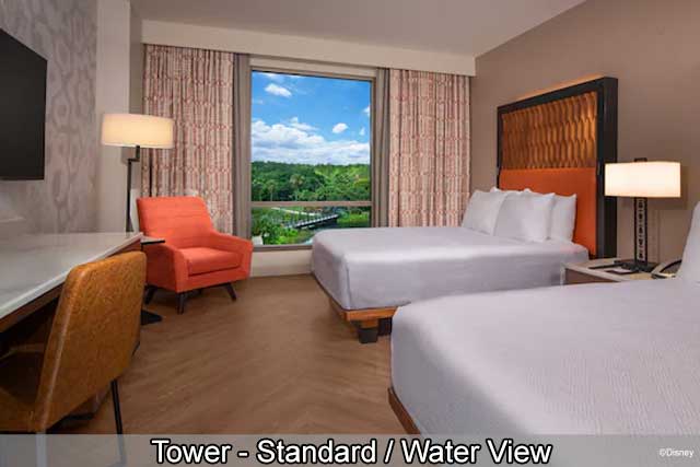 Disney's Coronado Springs Resort - Tower Standard / Water View