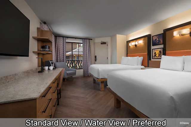 Disney's Coronado Springs Resort - Standard View / Water View / Preferred