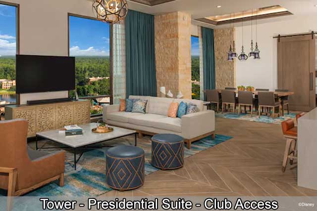 Disney's Coronado Springs Resort - Tower Presidential Suite Club Access