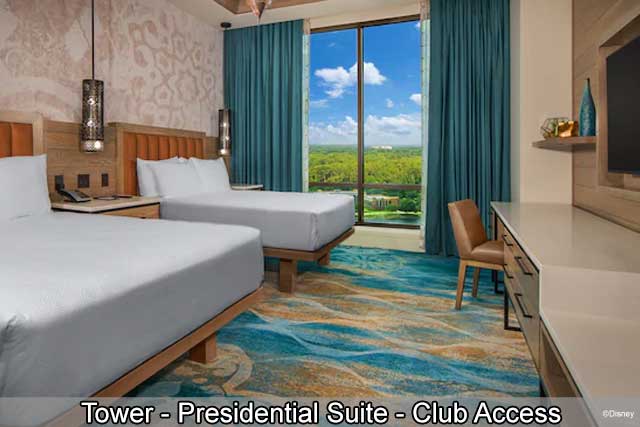 Disney's Coronado Springs Resort - Tower Presidential Suite Club Access