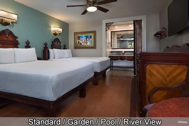 Disney's Port Orleans Resort - French Quarter - Standard / Water / Pool / River View