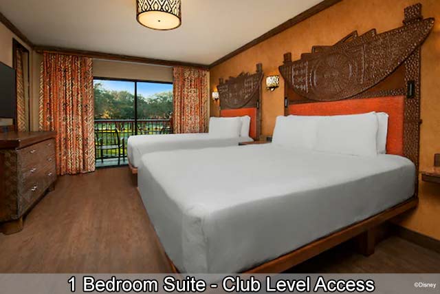 Disney's Animal Kingdom Lodge - 1 Bedroom Suite Club Level Access