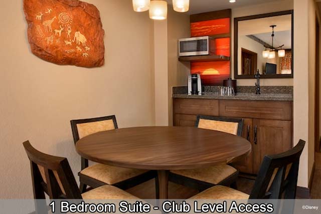 Disney's Animal Kingdom Lodge - 1 Bedroom Suite Club Level Access