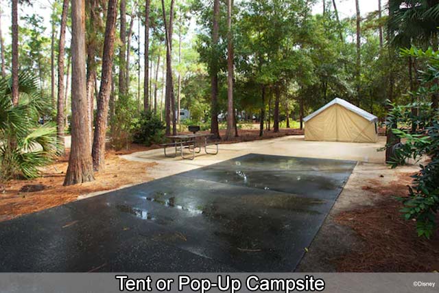 Disney's Fort Wilderness Resort & Campground - Tent or Pop-Up Campsite