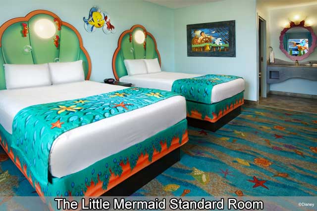 Disney's Art of Animation Resort - Standard Little Mermaid Room