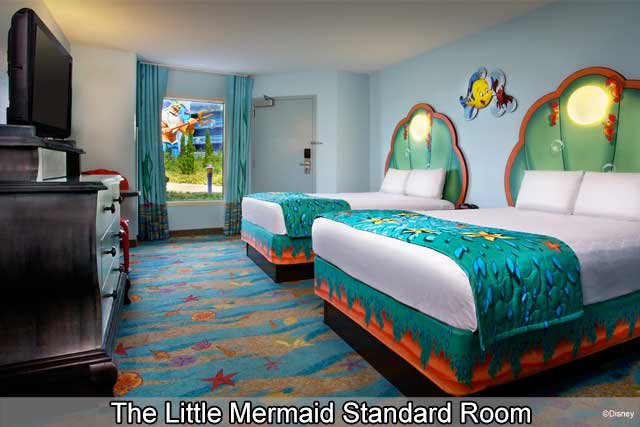 Disney's Art of Animation Resort - Standard Little Mermaid Room