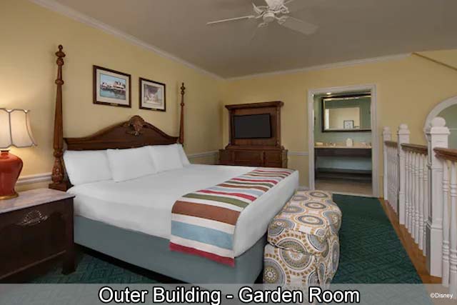 Disney's BoardWalk Inn - Outer Building Garden Room