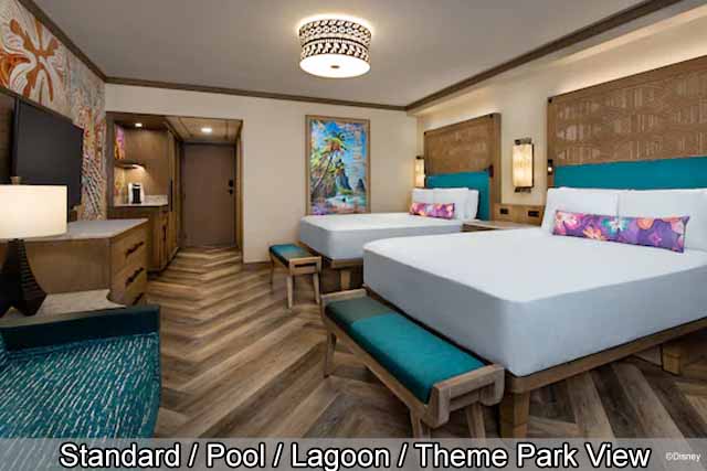 Disney's Polynesian Village - Standard / Pool / Lagoon / Theme Park View