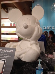 Mickey Soap Sculpture