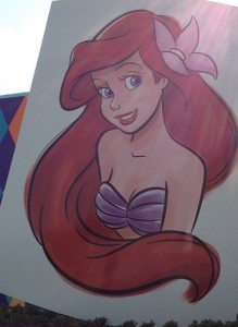 Closeup of Ariel