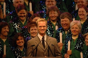 Neil Patrick Harris at Candlelight Processional