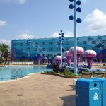 The Big Blue Pool area