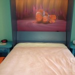 ... converts into this bed at night!