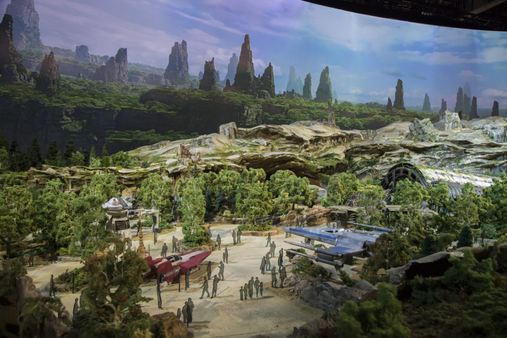 Star Wars: Galaxy’s Edge Artist concept artwork of Star Wars Galaxy's Edge - overview