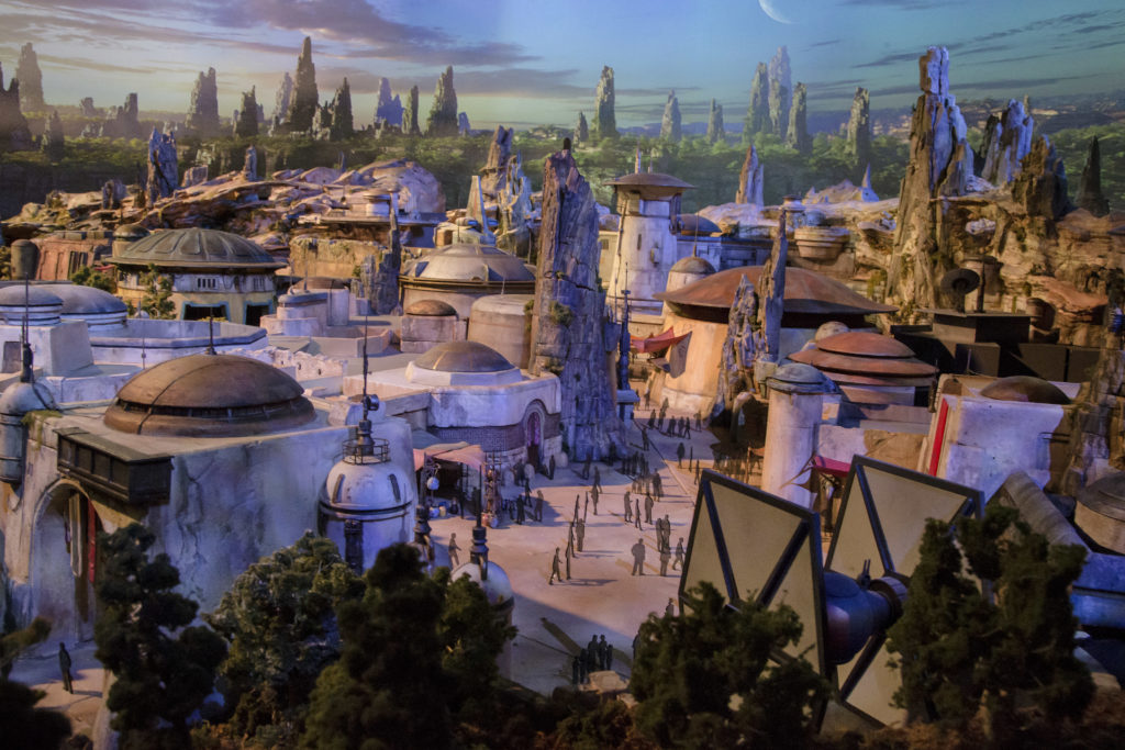 Star Wars: Galaxy’s Edge Artist concept artwork of Star Wars Galaxy's Edge