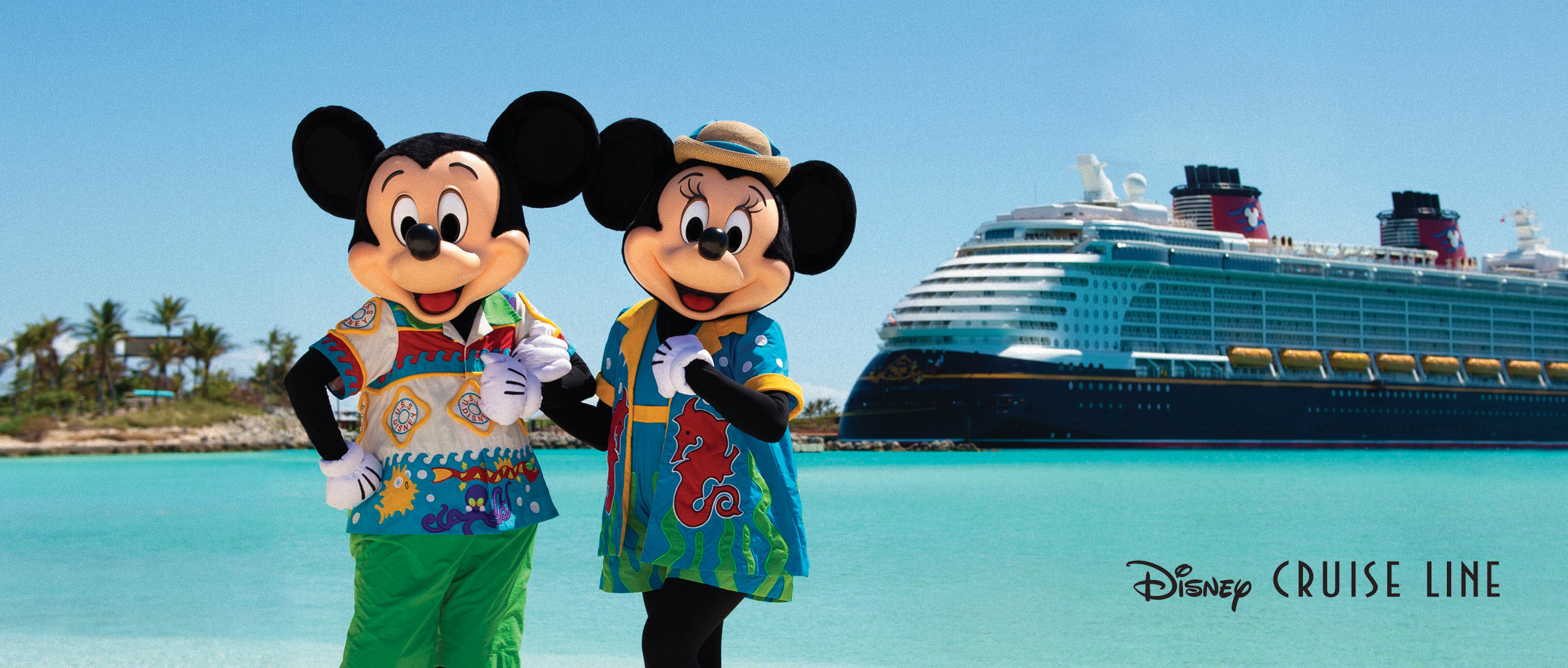 Disney Cruise Line image with Mickey and Minnie