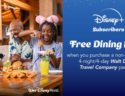 Disney+ Subscribers: Enjoy a FREE Dining Plan at Walt Disney World® Resort