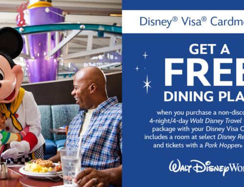 Disney Visa Cardmembers: Enjoy a FREE Dining Plan at Walt Disney World® Resort