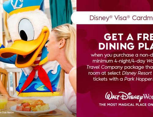 Disney Visa Cardmembers: Enjoy a FREE Dining Plan at Walt Disney World® Resort