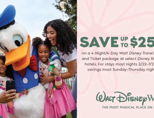 Save Up to $250 Per Night on a 4-Night, 4-Day Room-and-Ticket Package at Select Disney Resort Hotels