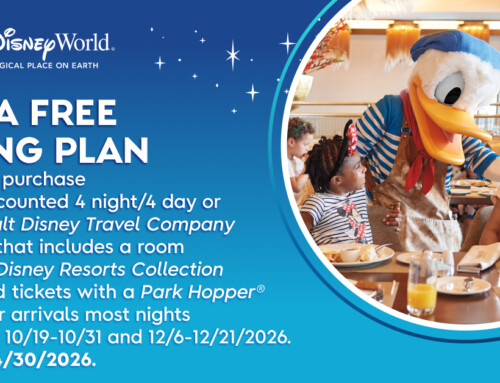 Enjoy a FREE Dining Plan at Walt Disney World® Resort